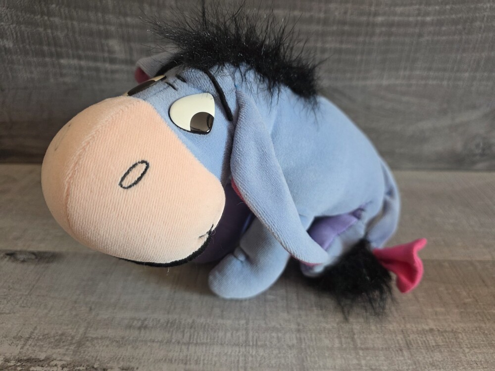 2001 Mattel Fisher Price 8" Disney Pooh's EEYORE the Donkey Stuffed Plush b273